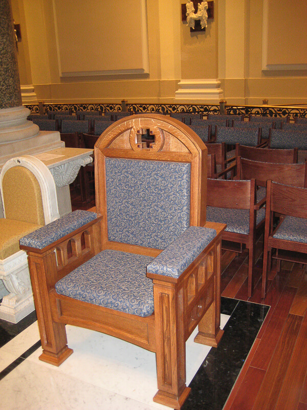 Presider Chair - Wichita Cathedral